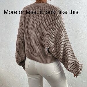 Sen women’s sweater.  No text